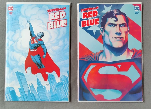 Superman Red and Blue #1 and #2 - DC Comics 2021 - NM 1st Prints