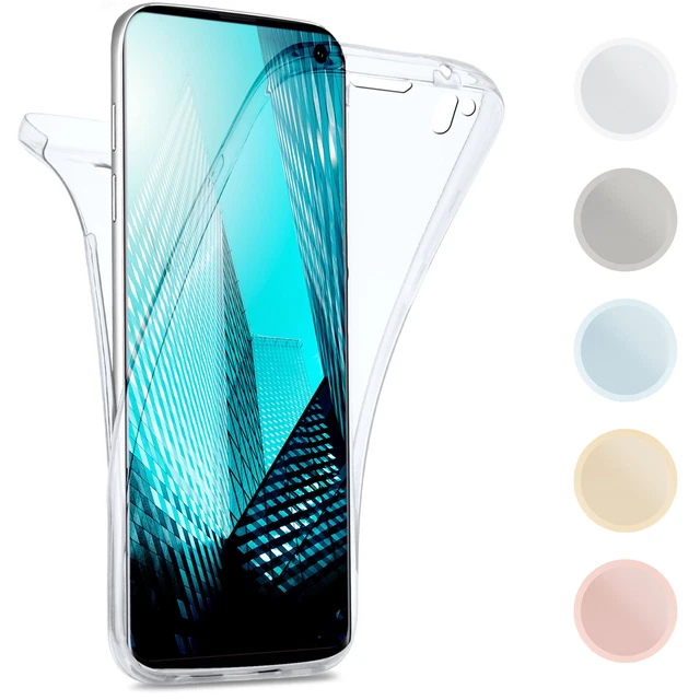 Coque pour Samsung Galaxy S10e Étui en Silicone 360 Degré Housse Autour