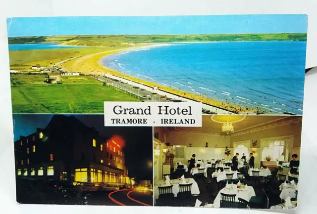 The Grand Hotel Tramore Co Waterford Ireland Vintage Postcard