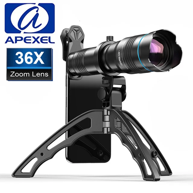 Apexel 4K HD 36x Super High Power Telephoto Zoom Monocular Telescope With Tripod
