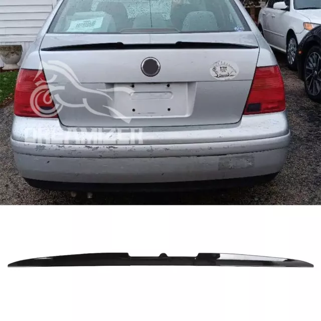 For VW Jetta MK4 MK5 Saloon Gloss Rear Boot Roof Trunk Spoiler Lip Tail Wing UK