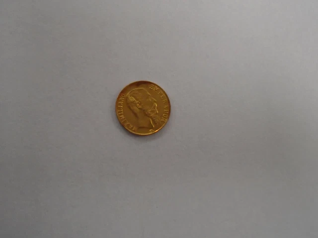 EMPERADOR MAXIMILIANO 1865 B MEXICAN Gold Coin EMPERADOR MAXIMILIANO 1865 B MEXICAN Gold Coin