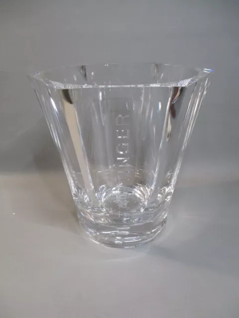 At568 Taittinger Seau Vasque Bucket Champagne Transparent Plexiglass Etat Neuf