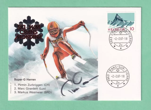Pirmin  Zurbriggen ..... Schweizer Skirennläufer