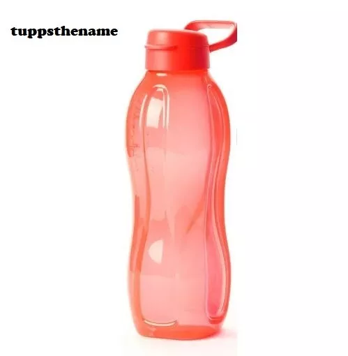 NEW Tupperware Eco Flip Top Drink Bottle with Handle 1.5L Litre Red Large