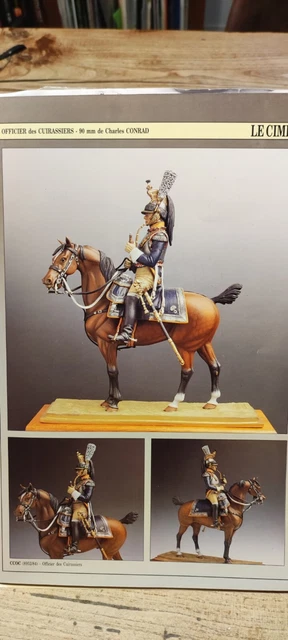 Figurine Le Cimier – Officier Dragons De La Garde Impériale – 54mm – Plomb Peint