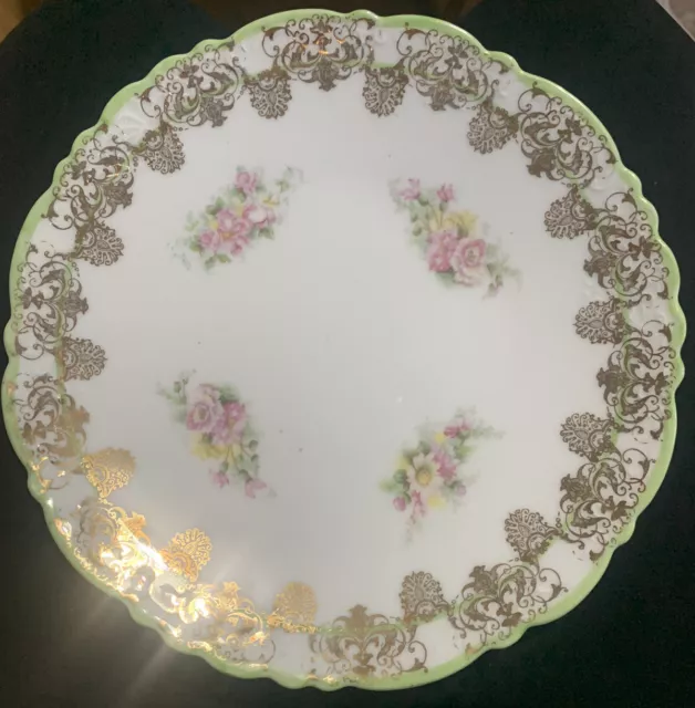 Imperial China Cake Plate - Austrian plate - 8in - Vintage/Antique Porcelain