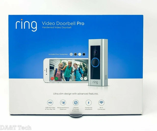RING VIDEO DOORBELL Pro 1080p Full HD Video 2way Talk + Chime CHEAPEST