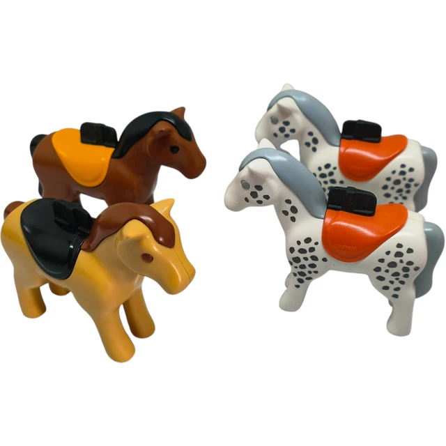 Calèche Avec Famille Playmobil - Set Ferme Cheval équestre - Occasion - Ref Peut-être 5226