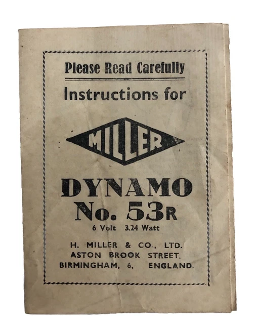 dynamo de vélo ancienne Photo Stock - Alamy