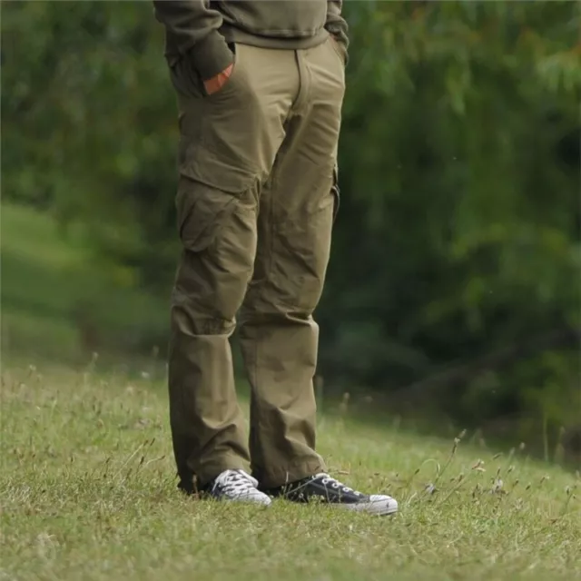 Korda Kore Kombats Cargo Trousers Military Olive All Sizes - Carp Fishing *New*