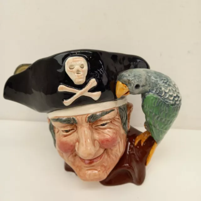 Royal Doulton Toby Jug Long John Silver Large 18cm -WRDC