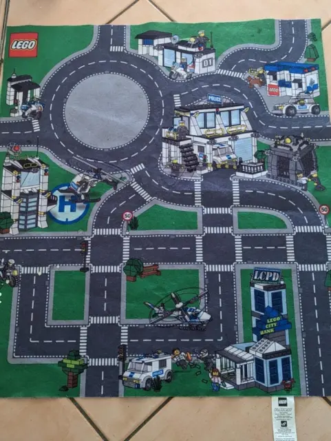 Lego Playmat 70 x 80cm (approx) Police Station Good Used condition