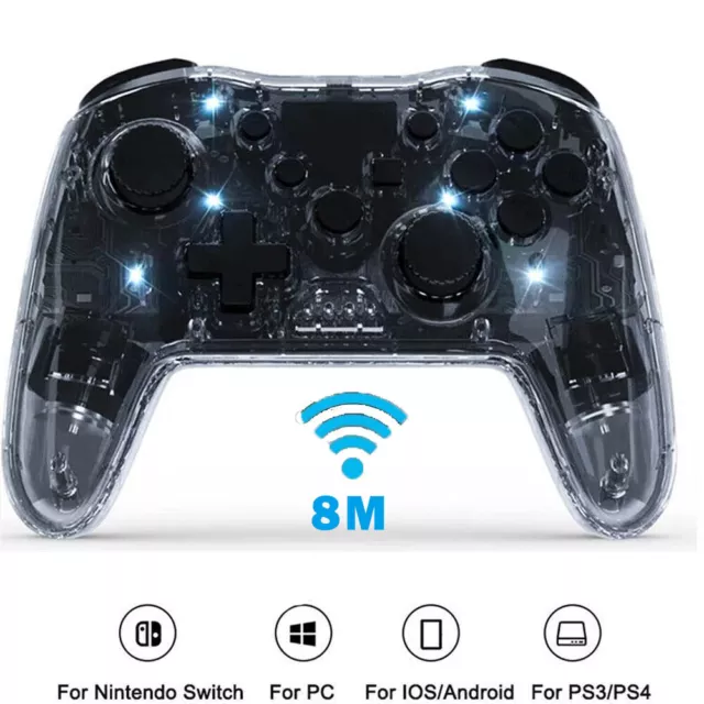 Wireless Controller Gamepad Joystick Game Remote For PS3/PS4 Nintendo Switch PC