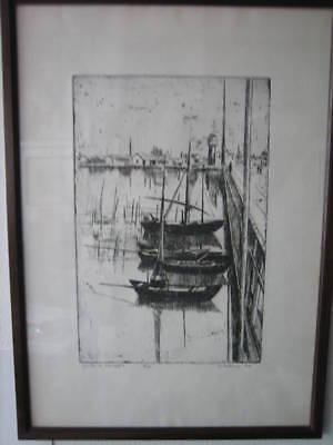 ALDO CASTANO Torino acquaforte 1973 numerata 12/100 "Volto" 