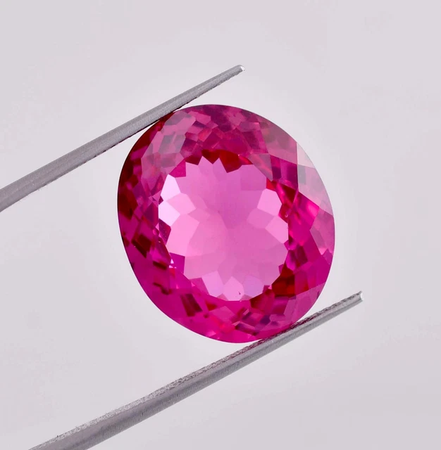 Flawless 24.60 Ct Ceylon Cornflower Purple Sapphire Loose Gemstone GIT Certified