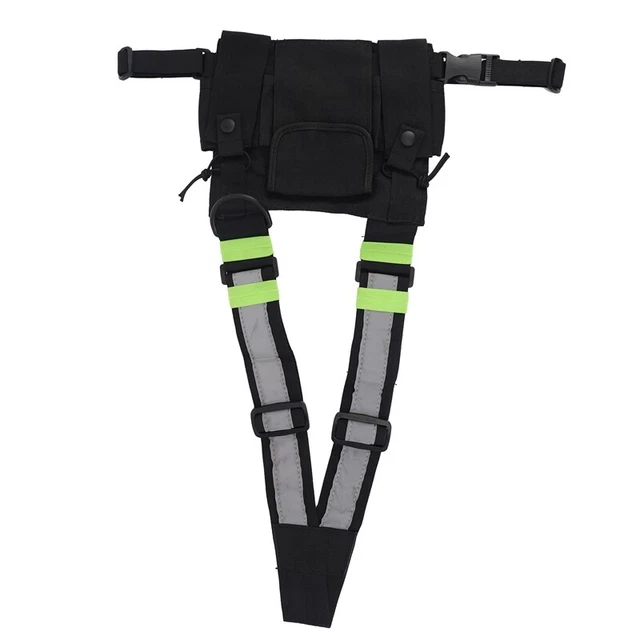 Radios Pocket Radio Chest Harness Chest Front Pack Pouch Holster Vest Rig CV1