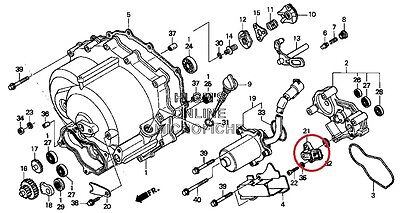 NEW HONDA OEM ANGLE SENSOR TRX350 RANCHER 02-06 & TRX250 recon 02-14 ES