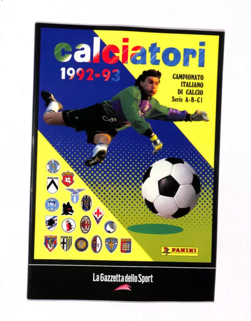 EBOND La Gazzetta dello Sport Figurine Calciatori 1992/93 Libro LI018659