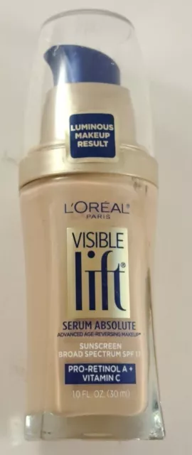 L'Oreal Visible Lift Serum Absolute Foundation SPF 17 **Choose your color**