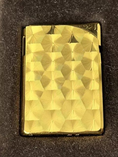 VTG WIN ALFIE Gold P-800 Swirl Engraved Lighter Box Japan Looks New $64.95 - PicClick