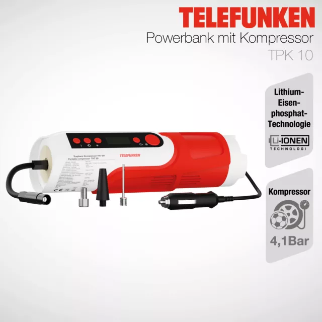 Telefunken Tragbarer Kompressor TKT 60