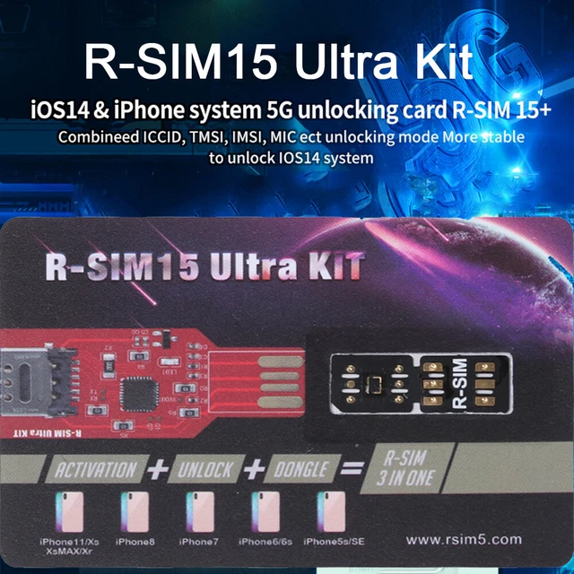 ULTRA KIT Unlock SIM Card Perfect For iPhone 12 Pro XS MAX XR X 8 7 iOS14