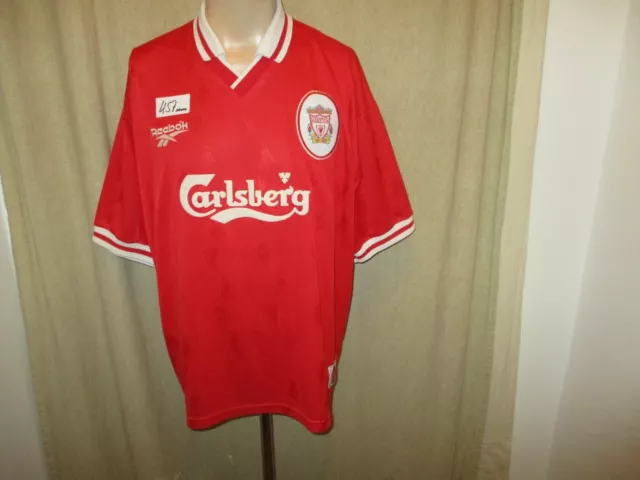 Liverpool FC Original Reebok Heim Trikot 1996-1998 "Carlsberg" Gr.L- XL TOP