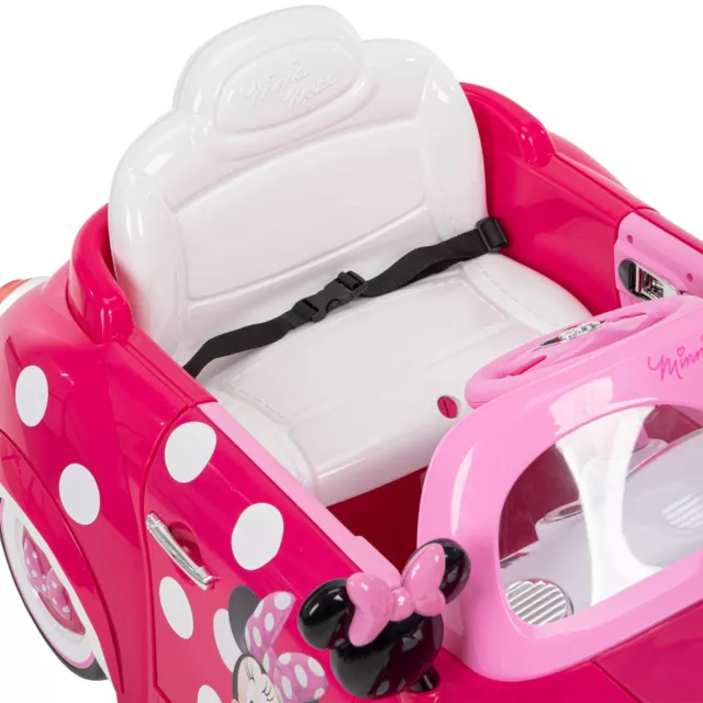 Disney Minnie Mouse Girls Electric Ride On Car - Battery Powered Motor Car 3+ 3