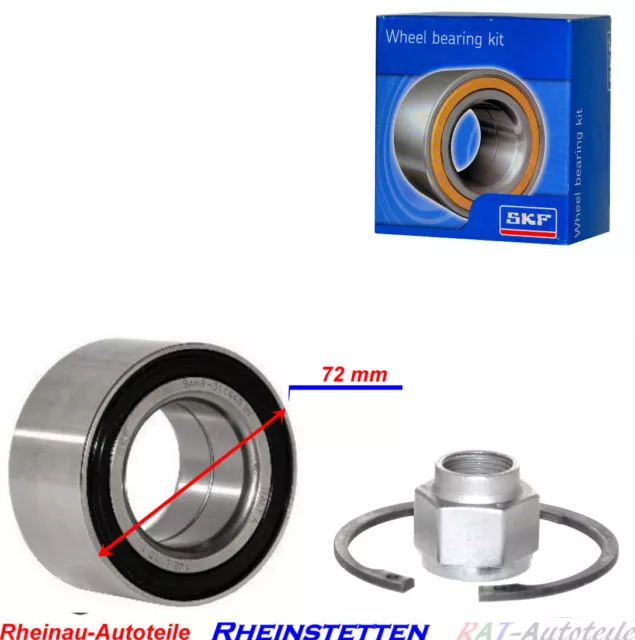 SKF Radlager Satz Außendurchmesser 72 mm CITROEN C2 C3 SAXO XSARA Peugeot 206