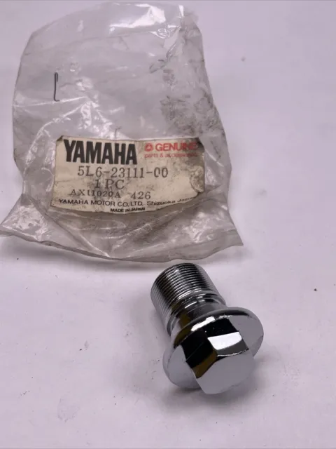 Yamaha Gabelverschluss Schraube RX50 RX80 SE fork bolt cap Original NEU XX15944