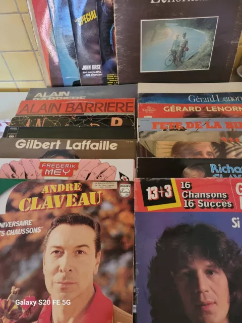 20 DISQUES 33t LP VARIETE DIVERS - Gérard LENORMAN......