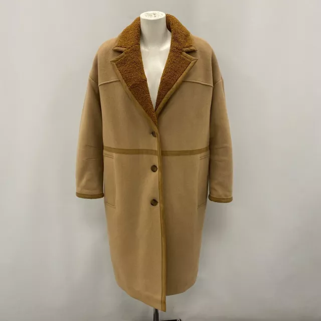 TED BAKER JORDANE Bell Sleeve Coat Uk Size 0 Ted Size 6 75.00