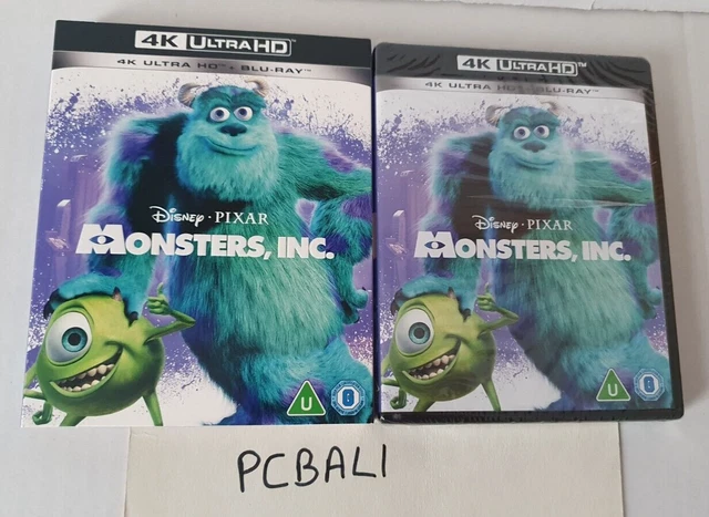 MONSTERS INC Disney Pixar 4K UHD Ultra HD Blu Ray New & Sealed with ...