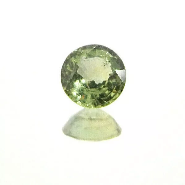 1x Saphir / Saphir - Vert Rond à Facettes 6,2x3,5mm 1,16ct. (1272)