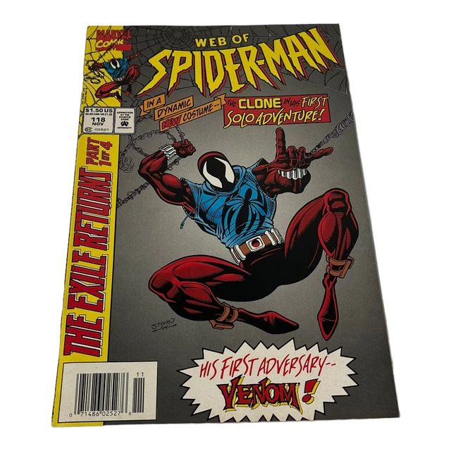 Web of Spider-Man #118 1st Appearance Scarlet Spider Newsstand Cover Marvel