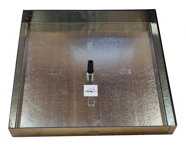 Chiusino A Scomparsa 40x40 Cm EINSIDE Sigillo Zincato Porta Pavimenti, Chiusino Zincato Botola A Scomparsa H 8 Cm, 30 X 30 Cm Botola Zincata Per Esterni - 9