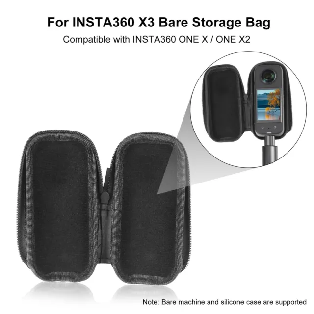 Protective Camera Case for Insta 360 with Multiple Storage Compartments