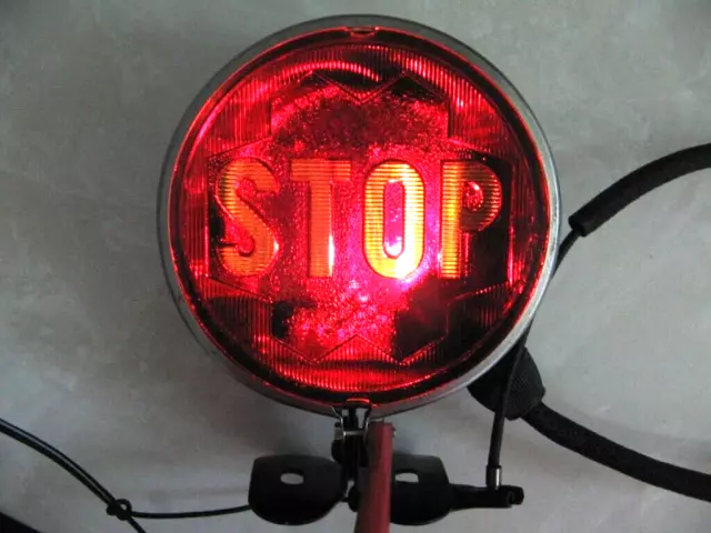 VINTAGE CAR or TRUCK or MOTORCYCLE "STOP BRAKE TAIL LIGHT" ACCESSORY