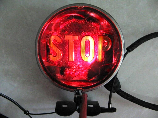 VINTAGE CAR or TRUCK or MOTORCYCLE "STOP BRAKE TAIL LIGHT" ACCESSORY VINTAGE CAR or TRUCK or MOTORCYCLE "STOP BRAKE TAIL LIGHT" ACCESSORY