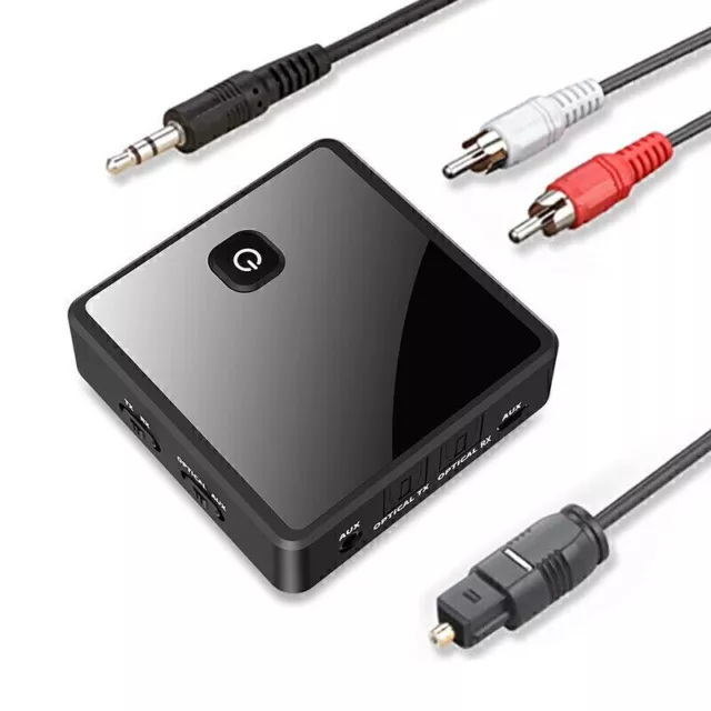Récepteur Bluetooth 1Mii B06 Plus, adaptateur audio sans fil HiFi, récepteur  Bluetooth 4.2 avec 3D Surround aptX à faible latence