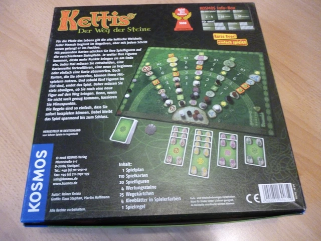 Keltis mit der Erweiterung Neu Wege, neue Ziele,  Kosmos,  SDJ 2008, NP 50 € !!! 2