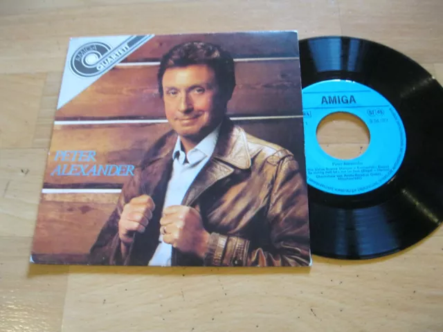 7" Single Peter Alexander  Die kleine Kneipe Vinyl Amiga Quartett 5 56 027