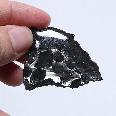 11g Beautiful SERICHO pallasite Meteorite slice - from Kenya C3456