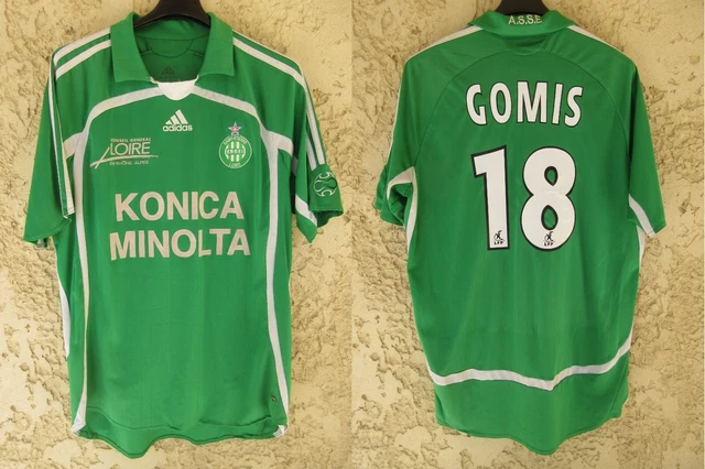 MAILLOT ASSE SAINT ETIENNE 2007 GOMIS n 18 ADIDAS vintage shirt camiseta trikot EUR 68 90 PicClick FR