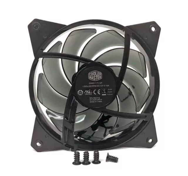 Cooler Master 120mm x 25mm Silencer Black Fan No. LED 16 S/N 200031171-G