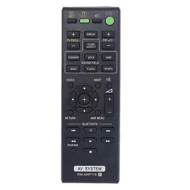 RM-ANP115 Remote Control Replaced for  Sound Bar HT-CT770 HTCT770 HT-CT3707771