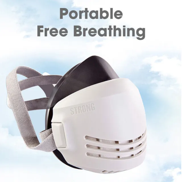 Half Face Gas Mask Respirator Painting Spraying Respirator Facepiece Reusable