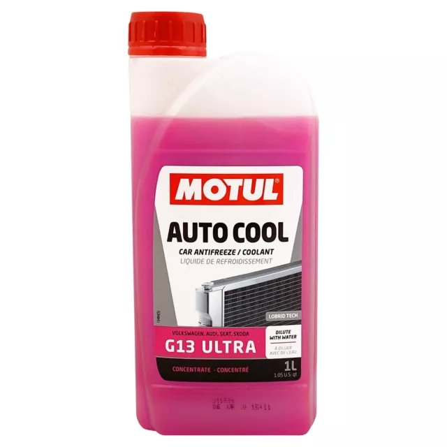 Motul Auto Cool G13 Ultra VW Car Antifreeze Coolant - Concentrate - 1 Litre 1L