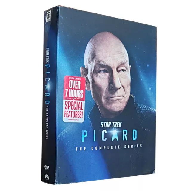 Star Trek Picard Season 1-3 The Complete DVD TV Series 10 Disc Box Set